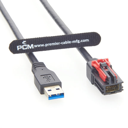 Compatible Molex 111146-3080 12 Pin Male to USB 3.0 Male Adapter Cable
