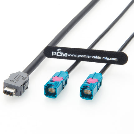 AEcable2Y Automotive Ethernet Cable with H-MTD Connectors