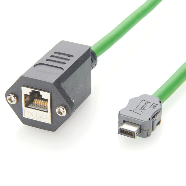 ix B Key to RJ45 Jack Cat6a Industrial Serial Cable
