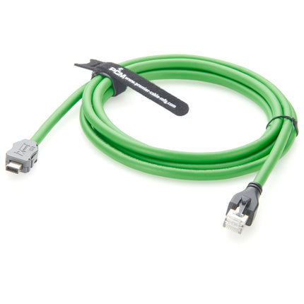 CAT6A IX Industrial Serial Cable IX B Key to RJ45 Plug