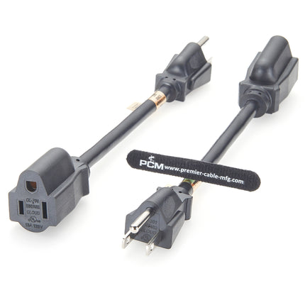 SJT Power Extension Cord NEMA 5-15P to NEMA 5-15R