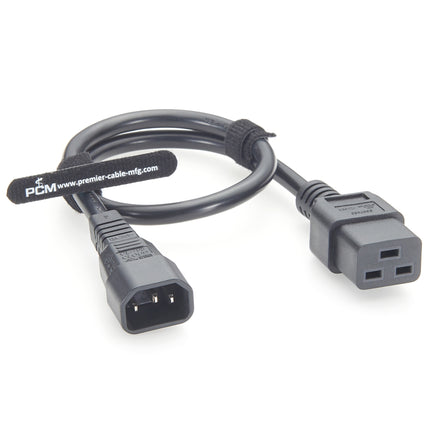 IEC 60320 C14 to C19 Power Cord