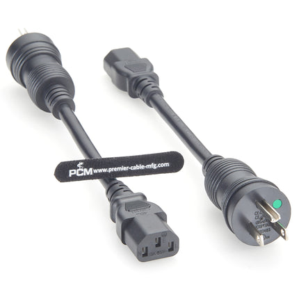 Hospital Grade Power Cord NEMA 5-15P to C13