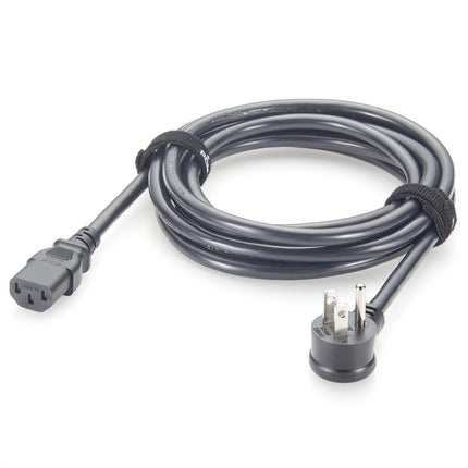 Low Profile Angle NEMA 5-15P to C13 Power Cord