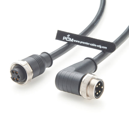 Angled 7/8" 5 Pin Power Control Cable