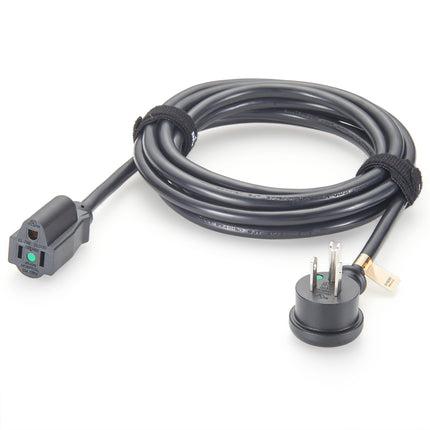 Hospital Grade Power Cord Right-Angle NEMA 5-15P to 5-15R