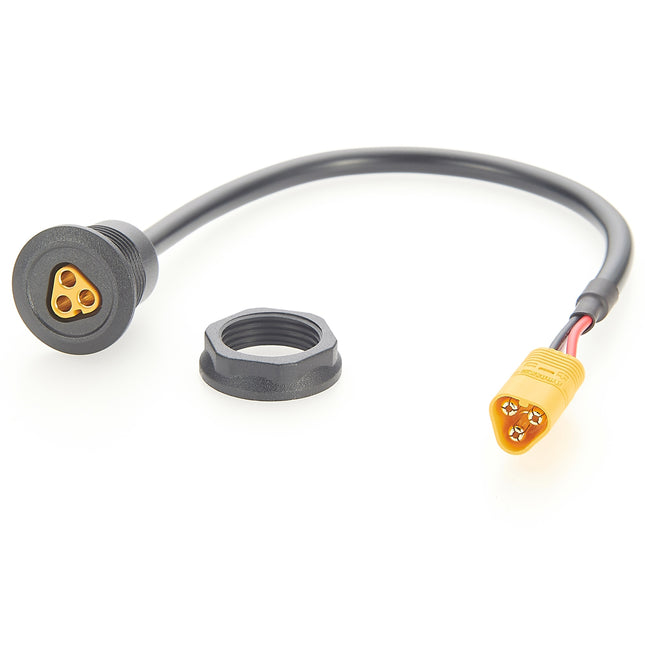 MT60 Male to Female Round Panel Mount Extension Cable