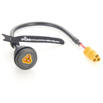 Panel Mount MT60 Male to Female Cable