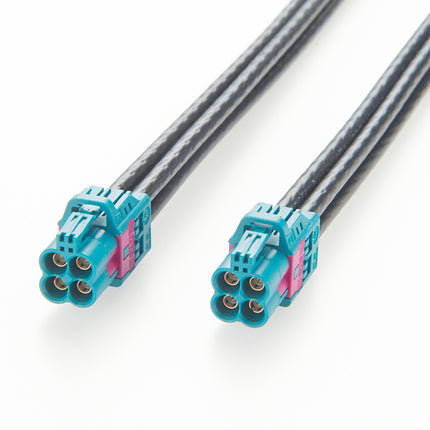 Rosenberger Quad HFM Mini FAKRA Cable Assembly 4 In 1