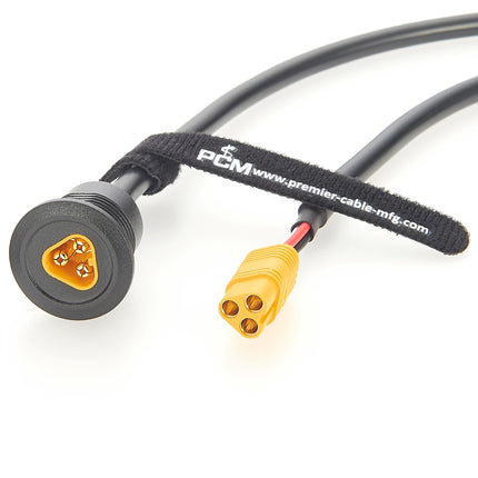 Panel Mount MT60 Male to Female Cable