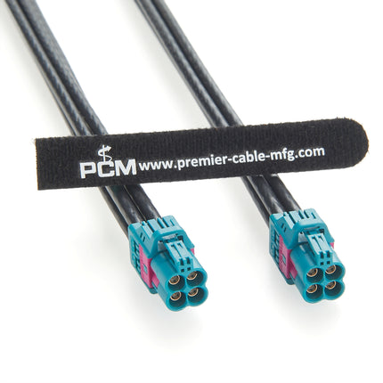 Rosenberger Quad HFM Mini FAKRA Cable Assembly 4 In 1