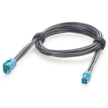 4-In-1 HFM Mini FAKRA Male to Female Extension Cable