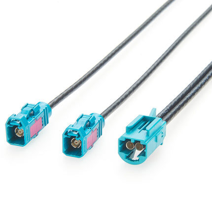 Rosenberger Mini FAKRA Dual Cavity Male to FAKRA Female RF Coaxial Cable