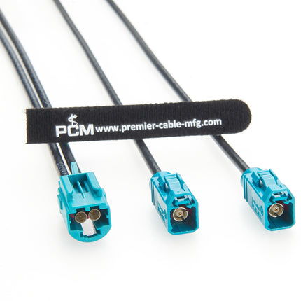 Rosenberger Mini FAKRA Dual Cavity Male to FAKRA Female RF Coaxial Cable