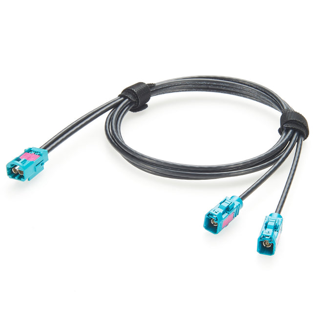 Rosenberger Mini FAKRA Dual Cavity Male to FAKRA Female RF Coaxial Cable