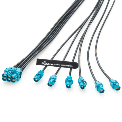 6 In 1 H-MTD Automotive Ethernet Cable Assembly
