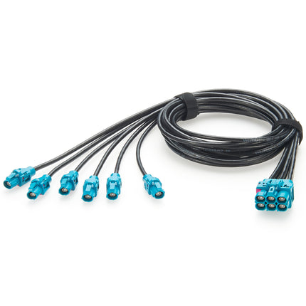 6 In 1 H-MTD Automotive Ethernet Cable Assembly