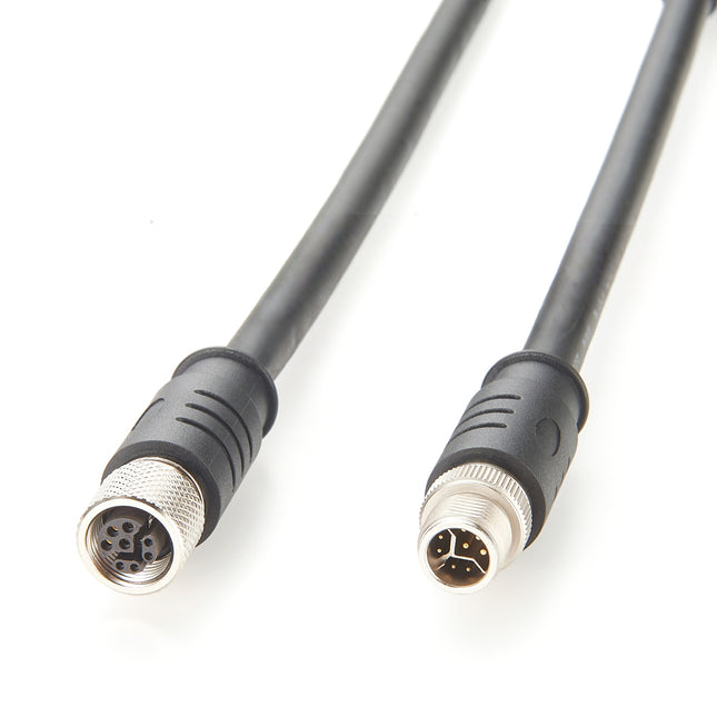 M12 Y Code Extension Cable