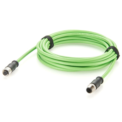 M12 D Code 4 Pin Male to Female Cable