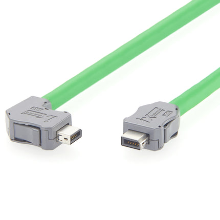 Down Angled ix A Key Industrial CAT6A Ethernet Cable