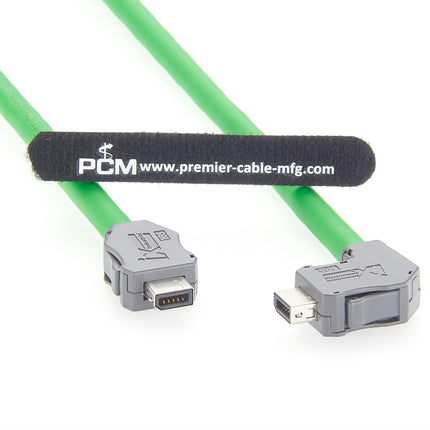 Down Angled ix A Key Industrial CAT6A Ethernet Cable