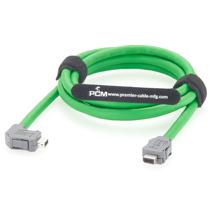 Down Angled ix A Key Industrial CAT6A Ethernet Cable