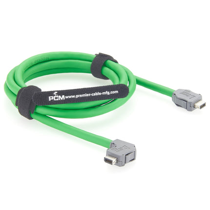 Down Angled ix A Key Industrial CAT6A Ethernet Cable