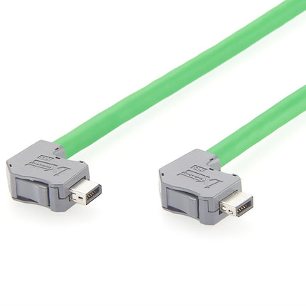 Right Angle IX A Key Industrial Assembly IX40G-A-10S-CVL1 to IX40G-A-10S-CVL2