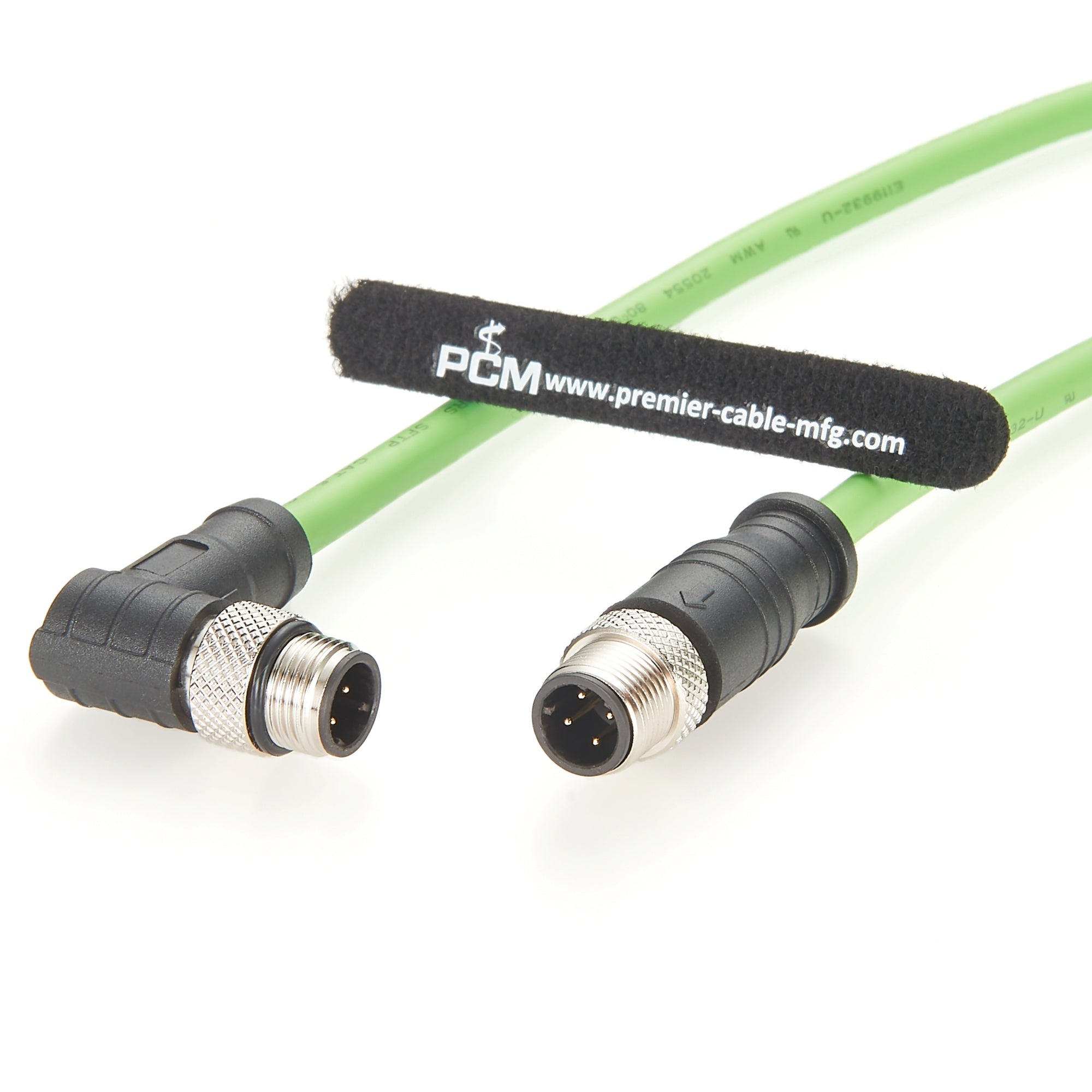 PROFINET Cable M12 D-Code Right Angle – Premier Cable