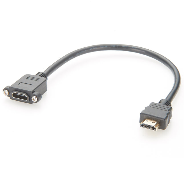 HDMI Panel Mount Extension Cable