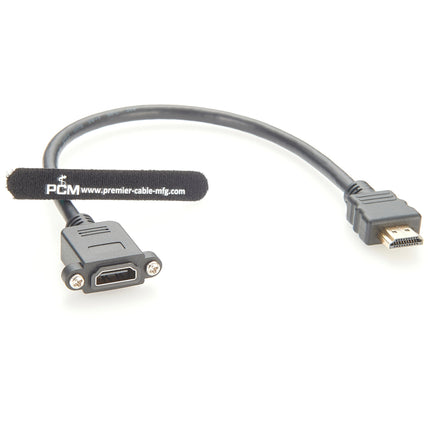 HDMI Panel Mount Extension Cable