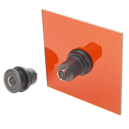 Power Din 4 Pin Panel Mount Adapter