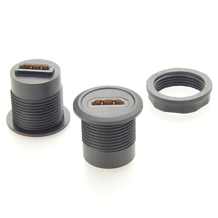 HDMI Round Panel Mount Adapter