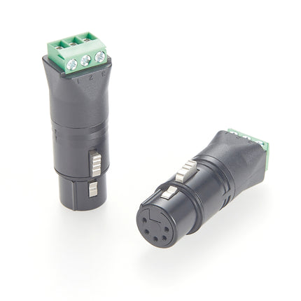 XLR 5 Pin Female Terminal Adapter