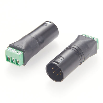 5 Pin XLR Microphone Adapter to Terminal Block