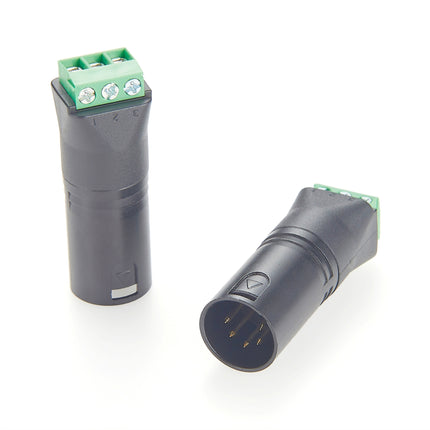5-Pin XLR Male to Screw Terminal Adapter