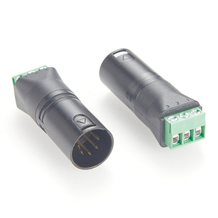 5-Pin XLR Male to Screw Terminal Adapter