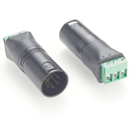 5 Pin XLR Microphone Adapter to Terminal Block