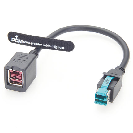 PoweredUSB Extension Cable 12V to 24V