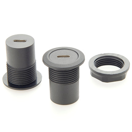 Round Panel Mount Adapter USB 3.1 C