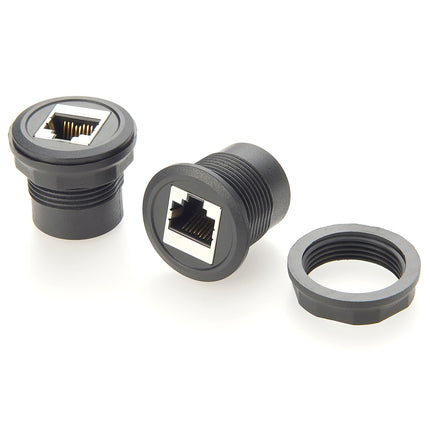 Cat6 RJ45 Bulkhead Panel Mount Coupler
