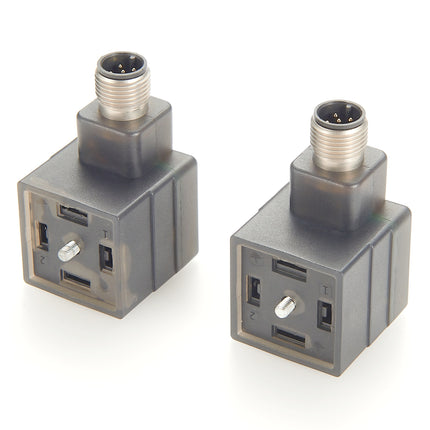 VAD 3C-4-1-M12-5 DIN Valve Adapter to M12 5 Pin