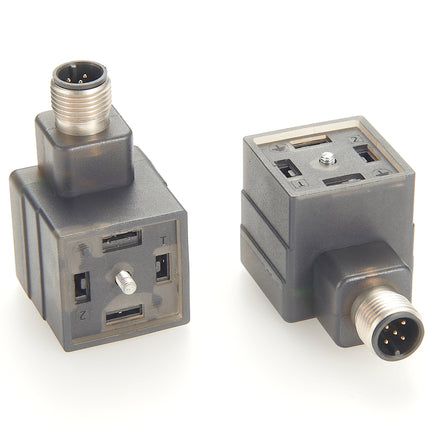 VAD 3C-4-1-M12-5 DIN Valve Adapter to M12 5 Pin