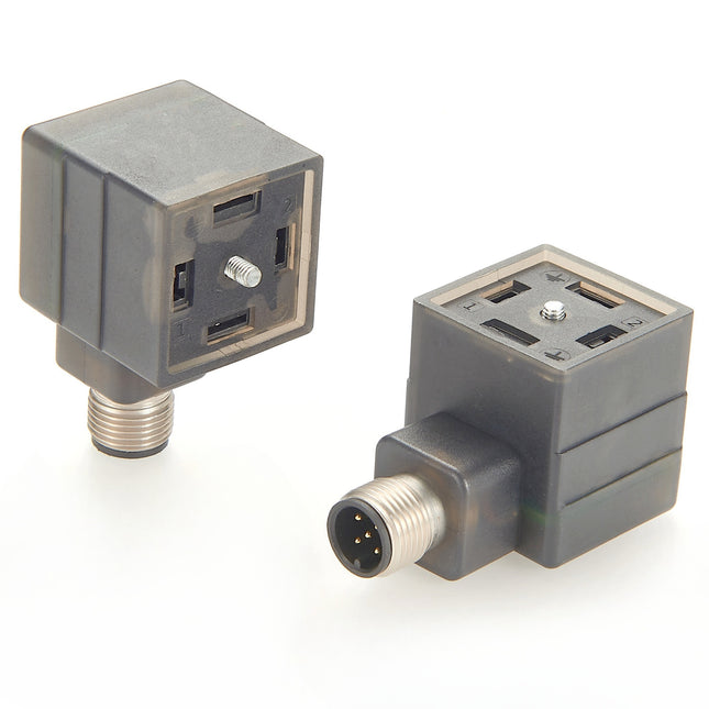 VAD 3C-4-1-M12-5 DIN Valve Adapter to M12 5 Pin