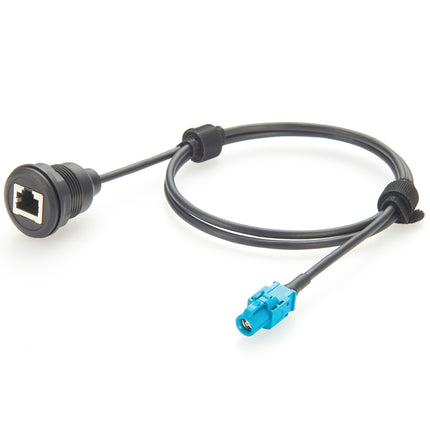 HSD Z Female to RJ45 Female Panel Mount Cable