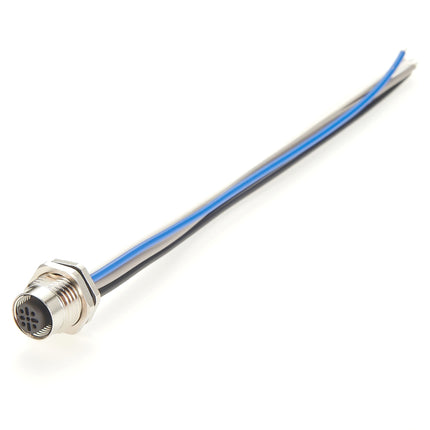 M12 B Code 5 Pin Panel Mount Cable