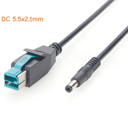 PoweredUSB 12V to DC 5.5*2.1mm Cable
