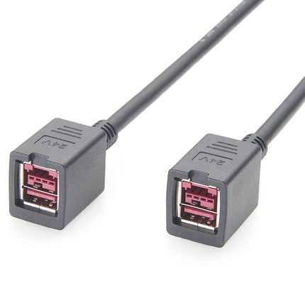 24V Powered USB Female to Female Cable