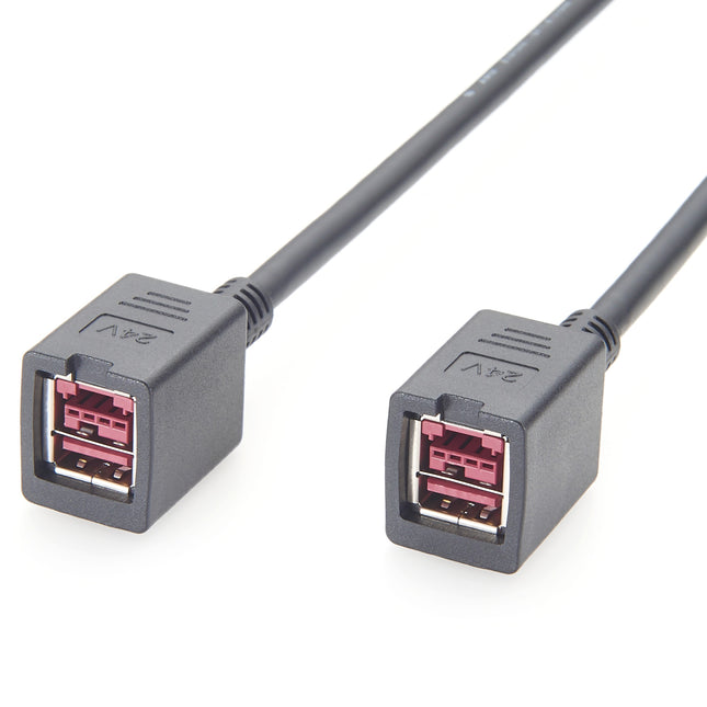 24V Powered USB Female to Female Cable
