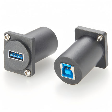 D-Series Panel Mount Adapter USB 3.0 A to B